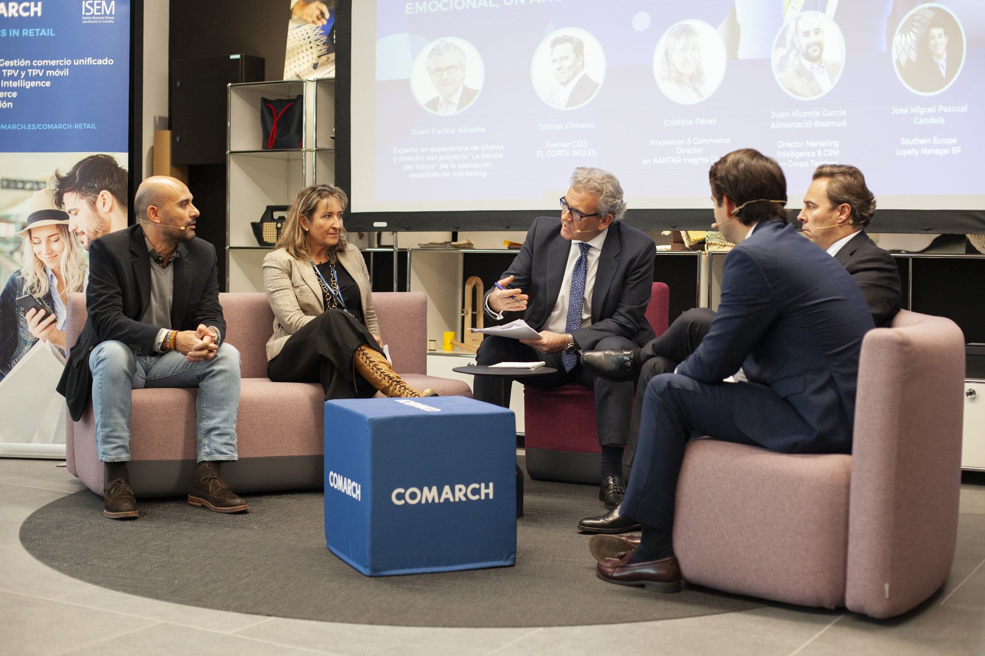 Mesa redonda en el evento Comarch Retail Experience 2019